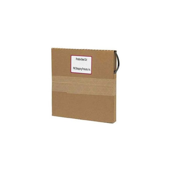 Pac Strapping Replacement Steel Strapping Coils in Self Dispensing Carton, 1/2in x .020in x 200'in 1/2X.020 CP-PAC - main